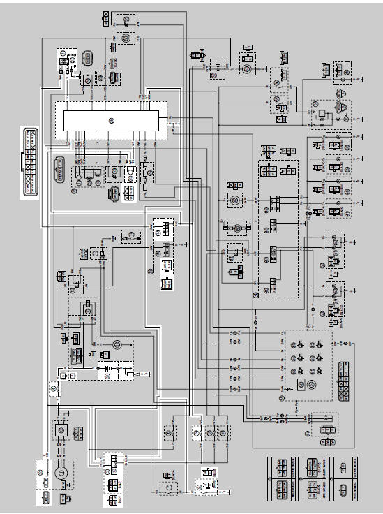 Yamaha YZF-R125 Service Manual: Circuit diagram - Ignition system