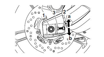 Adjusting the drive chain slack