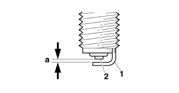 Checking the spark plug