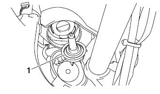 Replacing the headlight bulbs