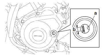 Checking the ignition timing