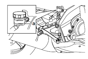 Replacing the rear brake pads