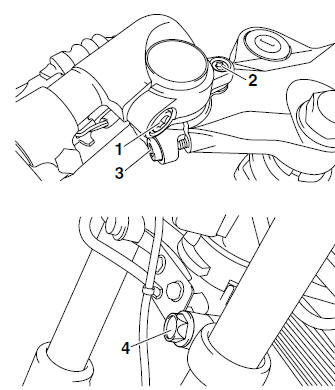 Disassembling the front fork legs