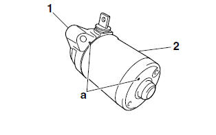 Assembling the starter motor