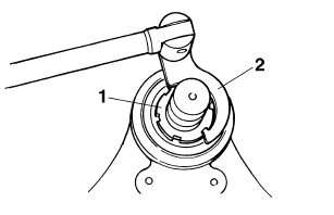 Removing the lower bracket