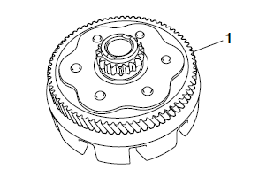 Checking the primary driven gear