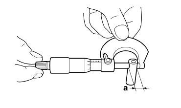 Checking the piston pin