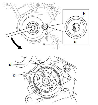 Installing the cylinder head