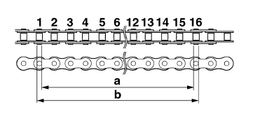 Checking the drive chain