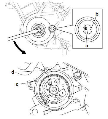 Removing the cylinder head