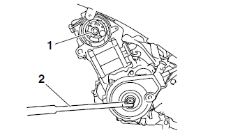 Removing the cylinder head