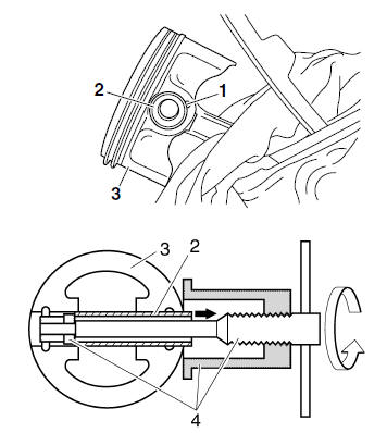 Removing the piston