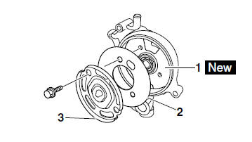 Assembling the water pump