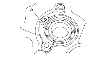 Installing the bearing retainer