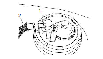 Removing the fuel tank