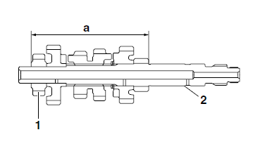 Assembling the main axle and drive axle