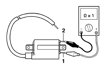 Checking the ignition coil