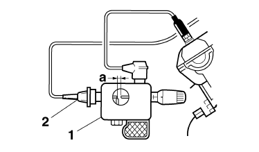 Checking the ignition spark gap